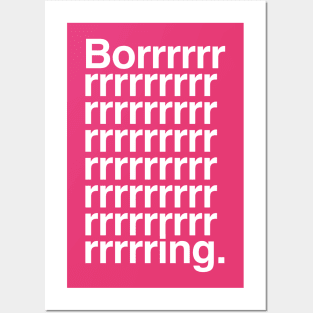 Boring Posters and Art